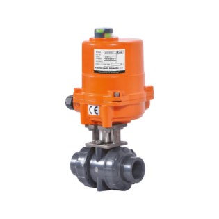 Motorized UPVC and PP Ball Valve with Electrical Actuator | Cair Euromation