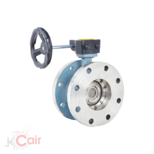 Double Eccentric Off Set Disc Butterfly Valve Flange Type | Cair Euromatic