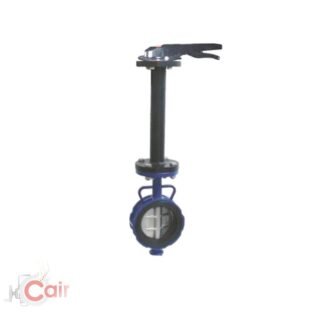 Extended stem butterfly valve
