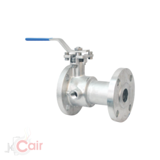 Jacketed Single Piece Ball Valve Flange Type Manufacturer in India