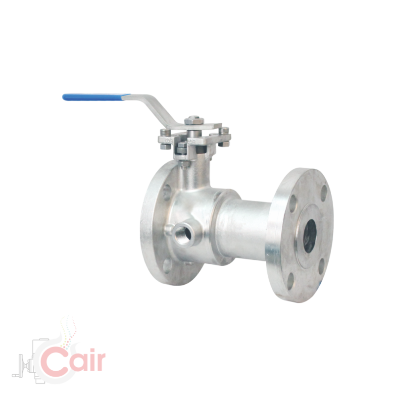 Jacketed Single Piece Ball Valve Flange Type Manufacturer in India